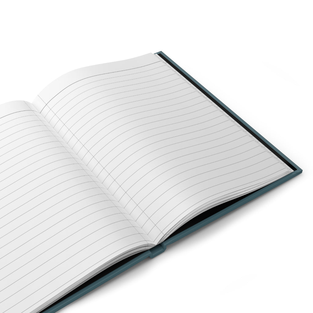 Atemporal Alien Hardcover Journal — 'Your Title / Your Intention' Lined Notebook